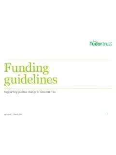 tudor trust guidelines|tudor trust charity commission.